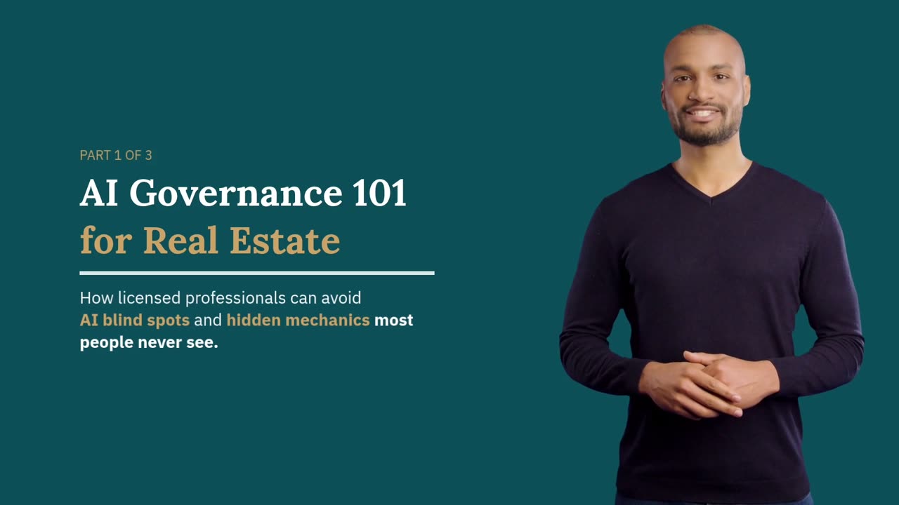 AI Governance 101, course title frame