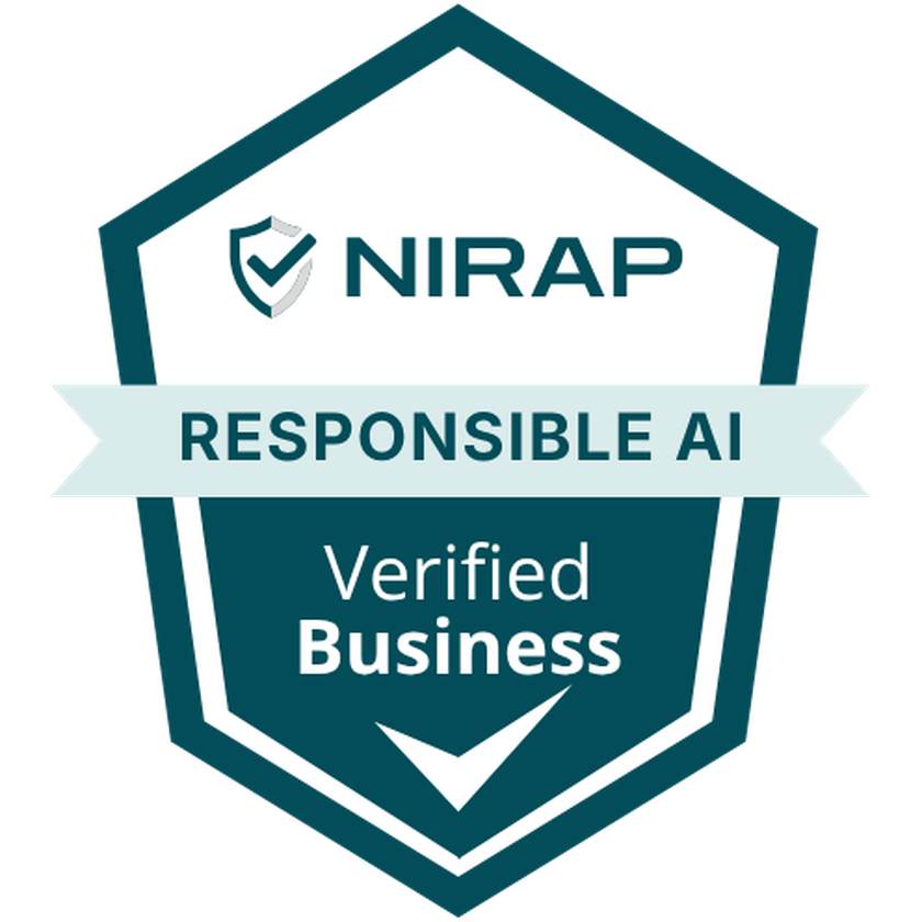 NIRAP Responsible AI Verified Business badge